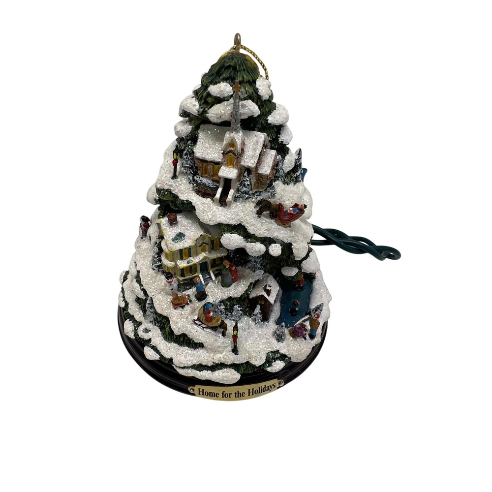 VTG‎ 2005 Thomas Kinkade Home for the Holidays Illuminated Christmas Ornament